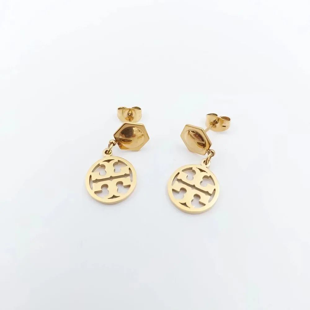Tory Burch Tory’s Touch GoldDrop Earrings